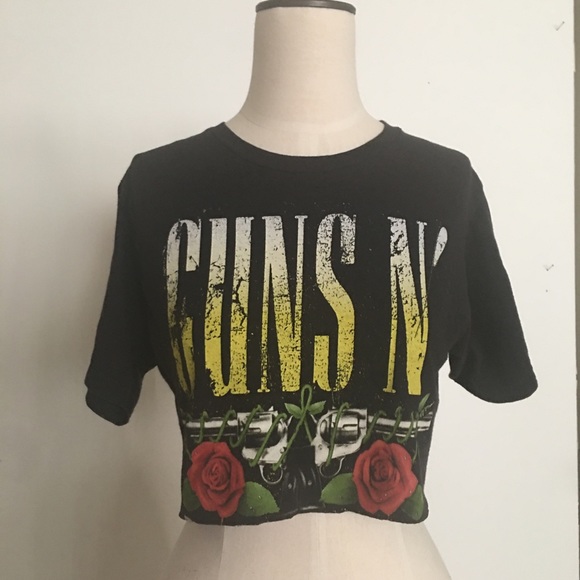 Tops - GUNS N ROSES Crop Tee
